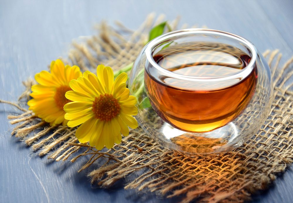Free herbal tea close up photo, public domain beverage CC0 image.