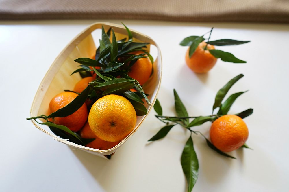 Free pile of clementines image, public domain fruit CC0 photo
