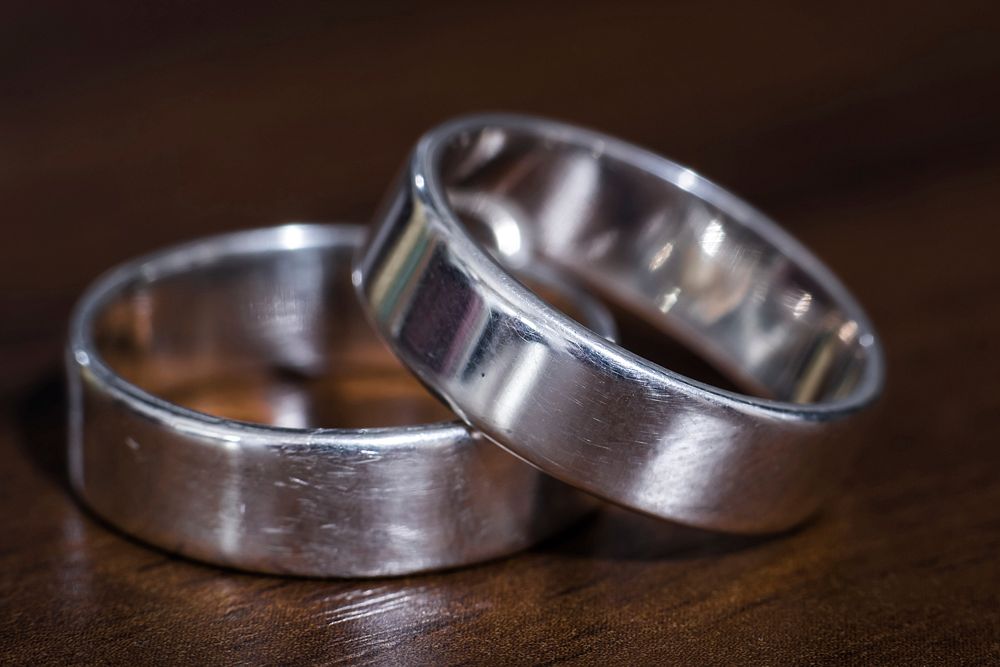 Wedding rings. Free public domain CC0 photo.