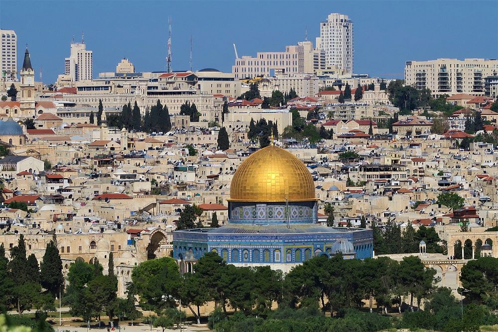 Free the Mount of Olives in Jerusalem's Old City image, public domain building CC0 photo.
