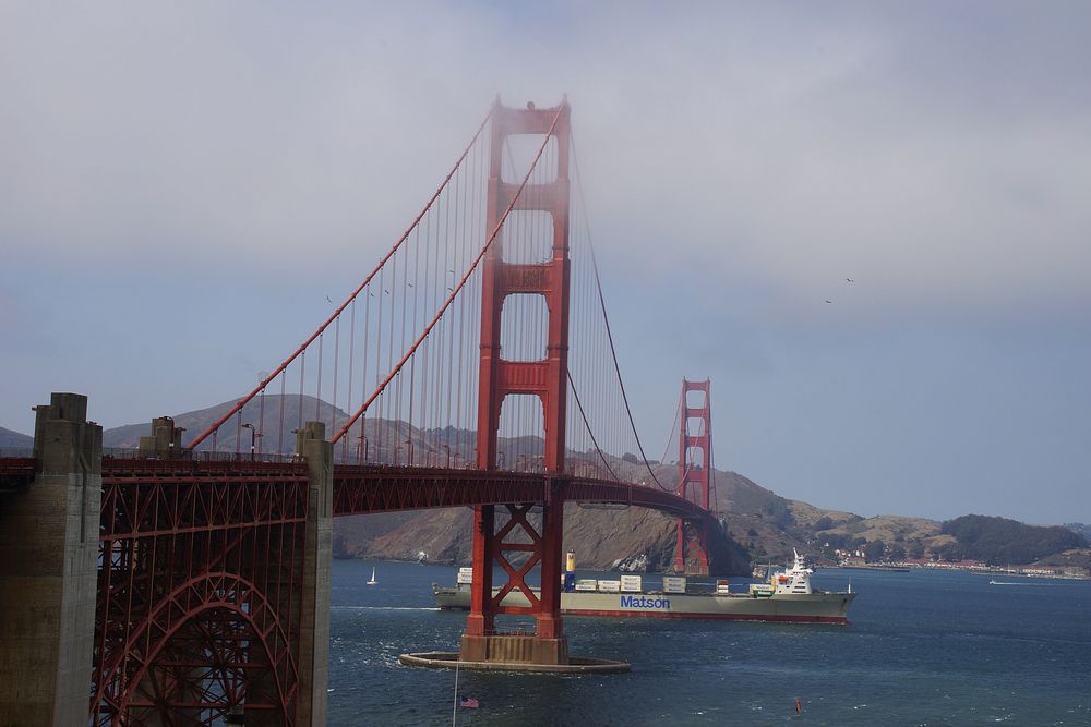 Free Golden Gate bridge image, public domain CC0 photo.