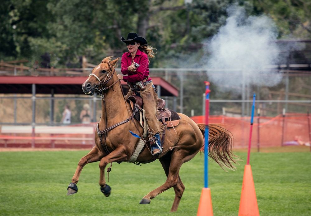 The trick-shot artist Annie Oakley is reimagined at a quite civilized Wild West show, part of the annual Buffalo Bill Days…