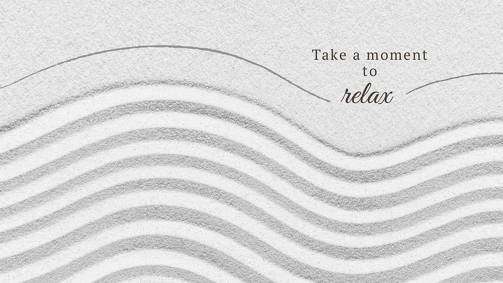 Relax moment wellness template vector minimal blog banner