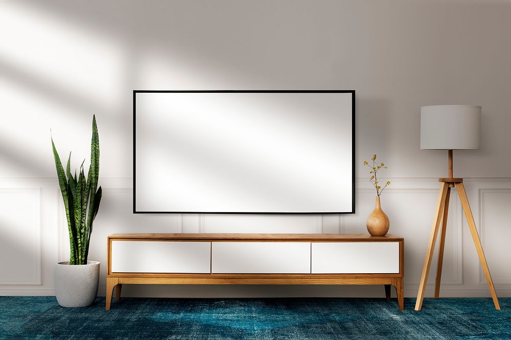 TV in modern living room