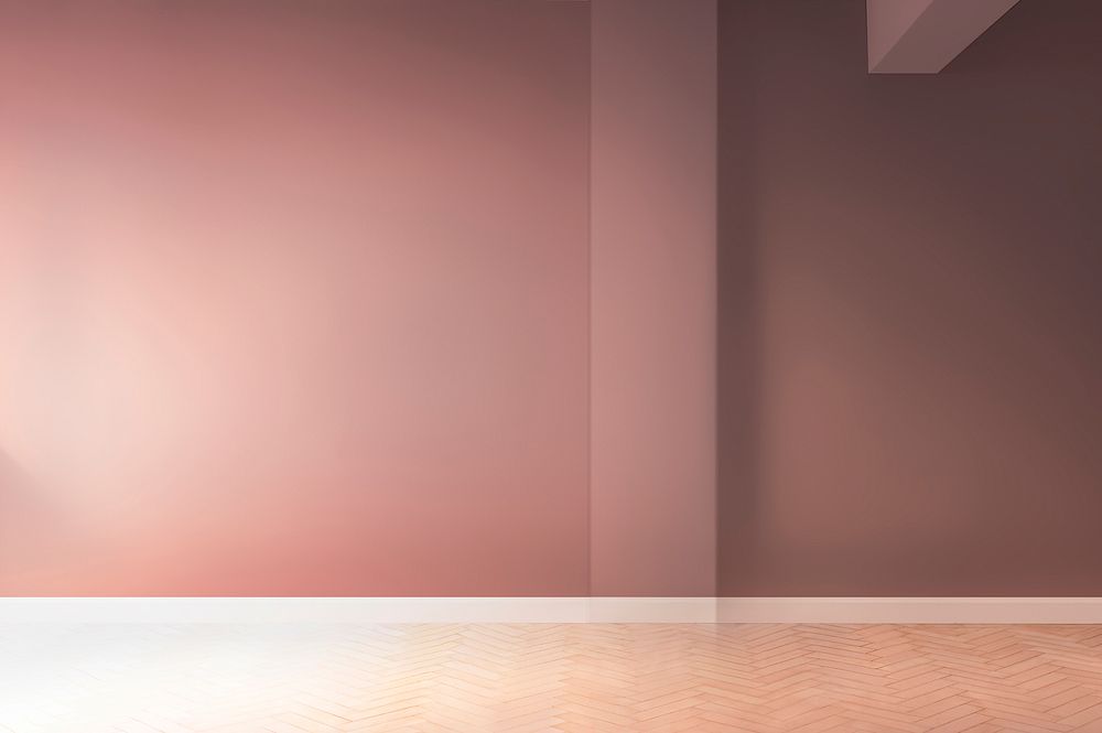 Pink room wall mockup psd interior design