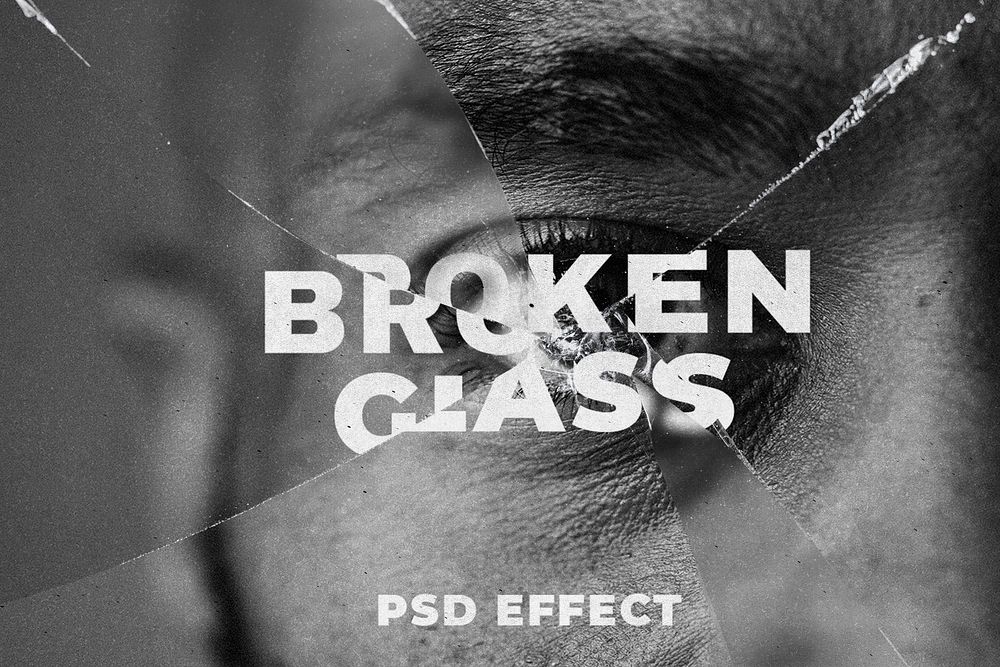 broken glass photoshop download