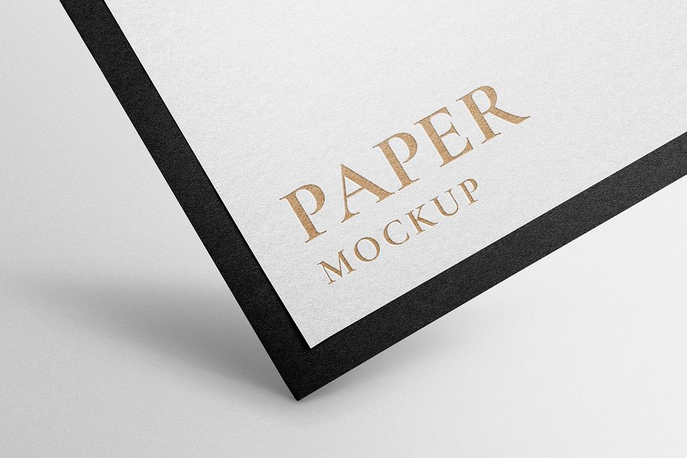 Logo mockup psd on corporate identity branding letterhead