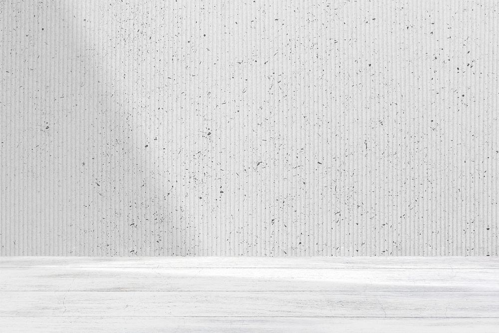 Minimal product backdrop with white wall