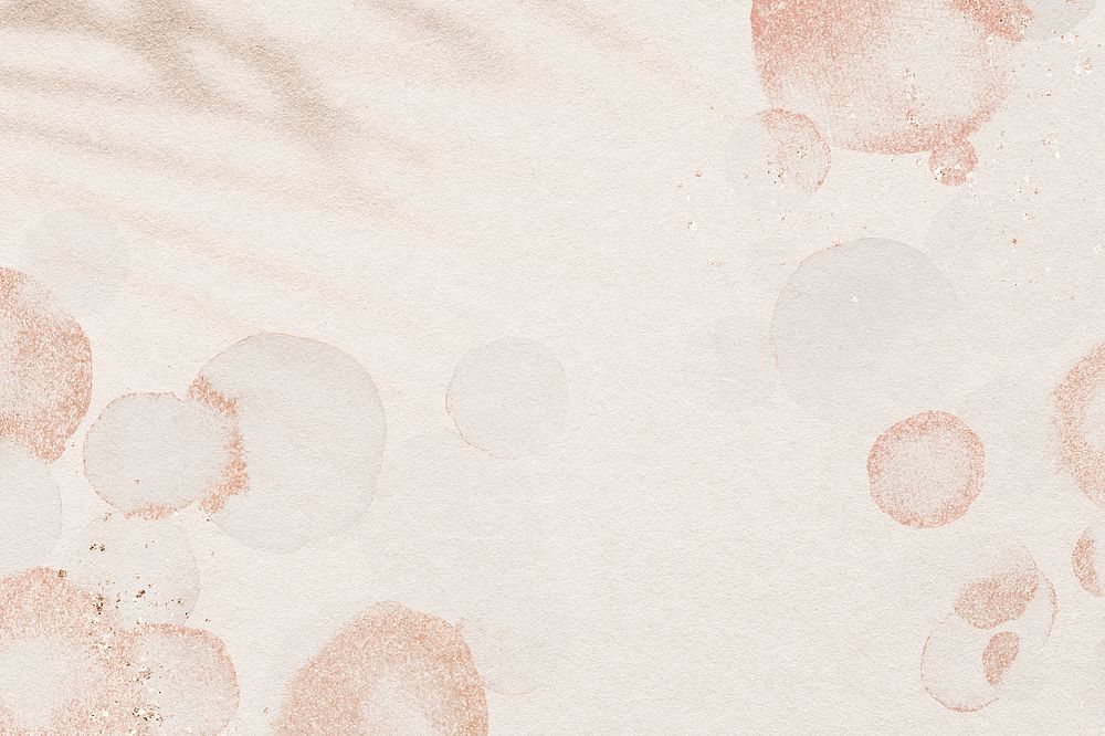 Aesthetic peach background, holiday design in watercolor & glitter psd
