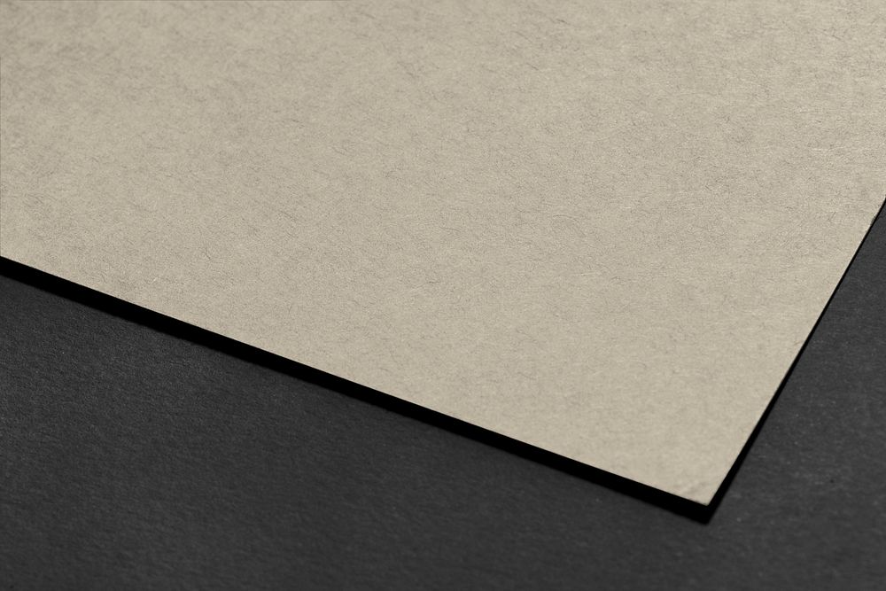 Brown paper, blank business letterhead stationery