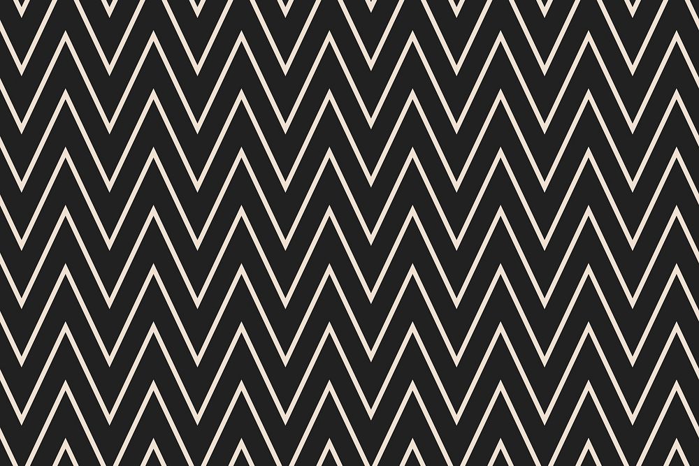 Abstract zig-zag pattern background, black design psd