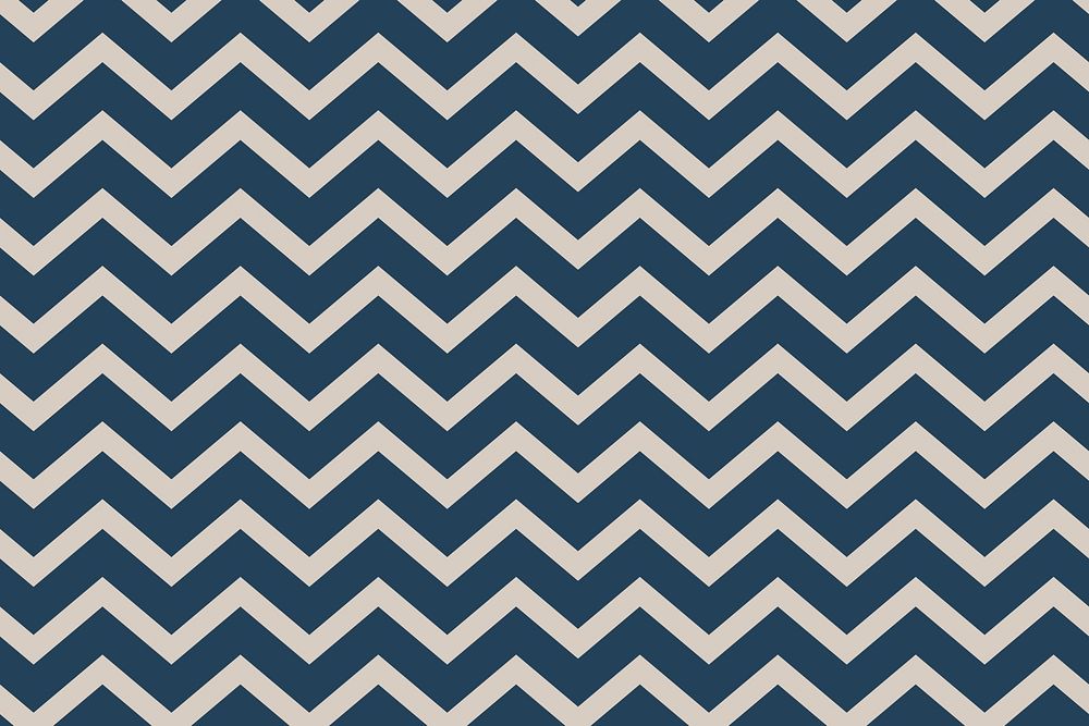Zig-zag pattern background, blue design psd