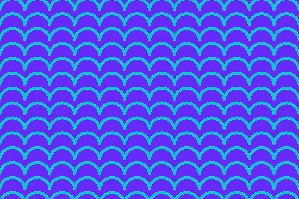 Abstract wave background, blue fish scale pattern