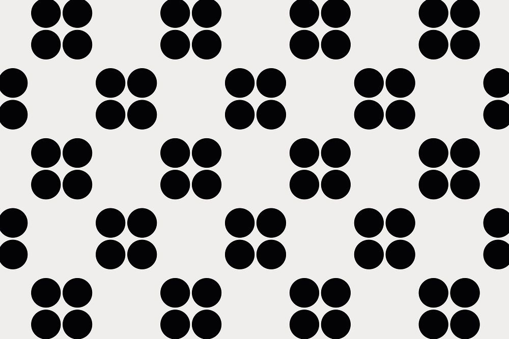 Circle shape pattern background, black geometric
