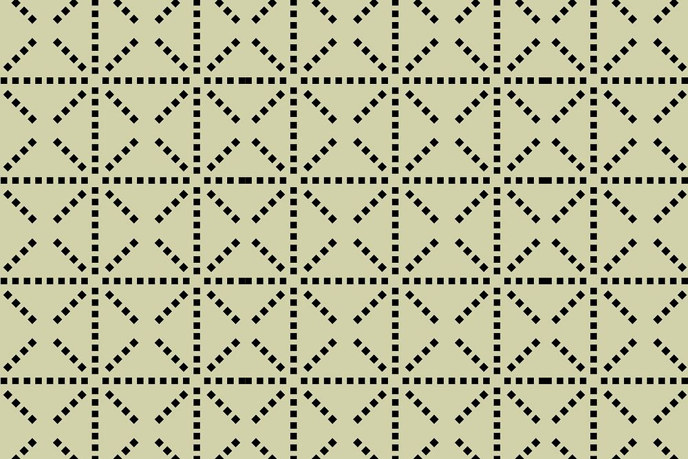 Square pattern background, green geometric design