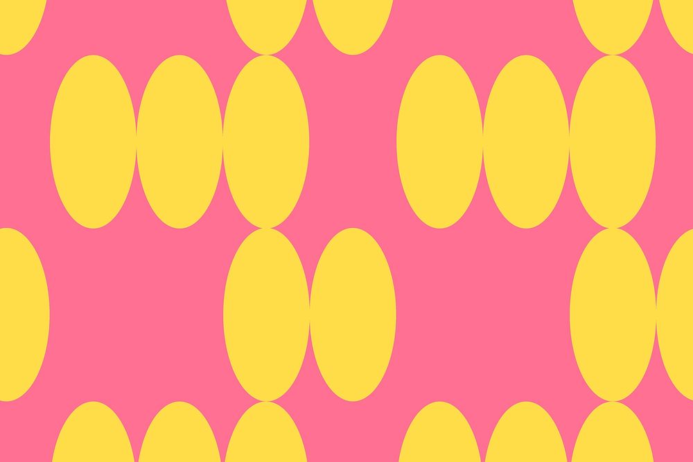 Pink retro pattern background, circle geometric psd