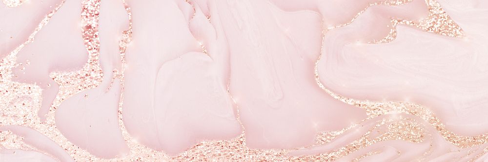 Pink banner background, fluid texture design