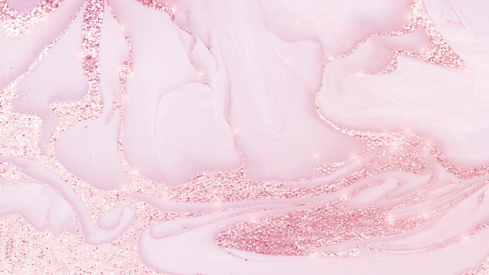 Aesthetic pink computer wallpaper, fluid texture design