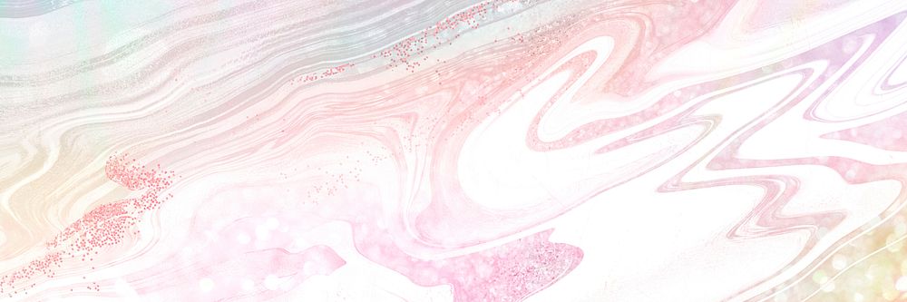 Aesthetic banner background, pink marble texture design