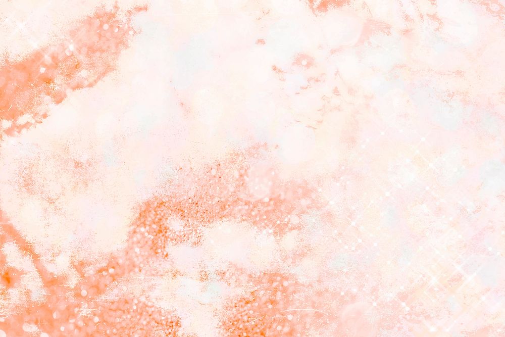 Orange marble background, feminine texture vector