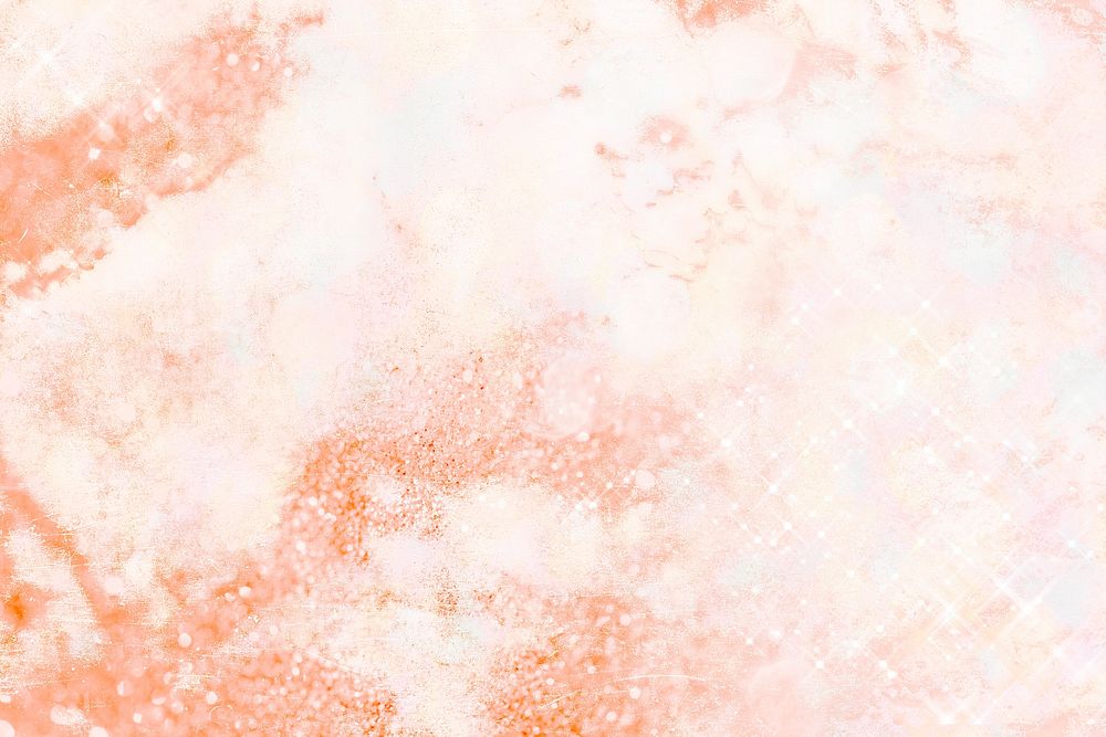 Aesthetic orange glitter texture background