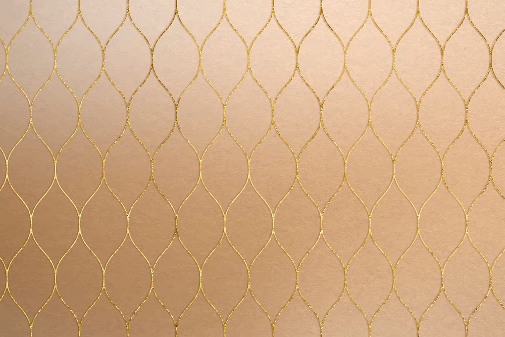 Gold Islamic design pattern background design