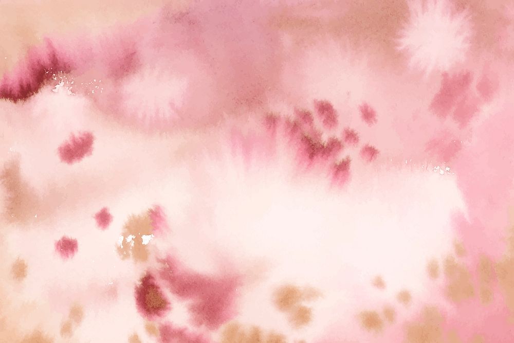 Gradient watercolor background, feminine pink design vector