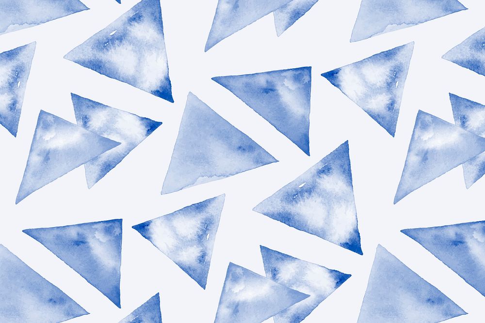 Geometric seamless pattern background, bright indigo blue design vector