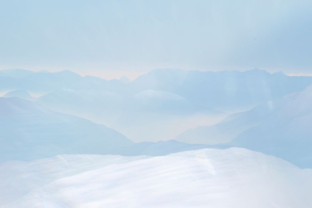 Pastel landscape background, mountain design
