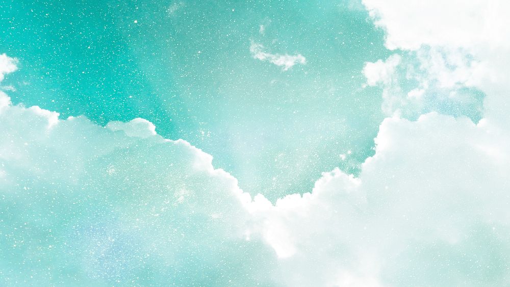 Cloud desktop wallpaper, dreamy astronomic design