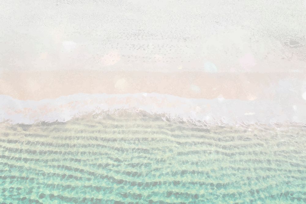 Pastel beach background, nature design | Premium Vector - rawpixel