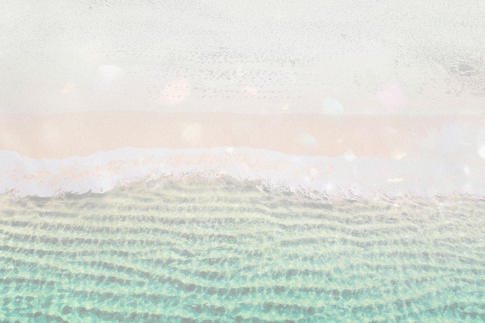 Aesthetic beach background, pastel nature design