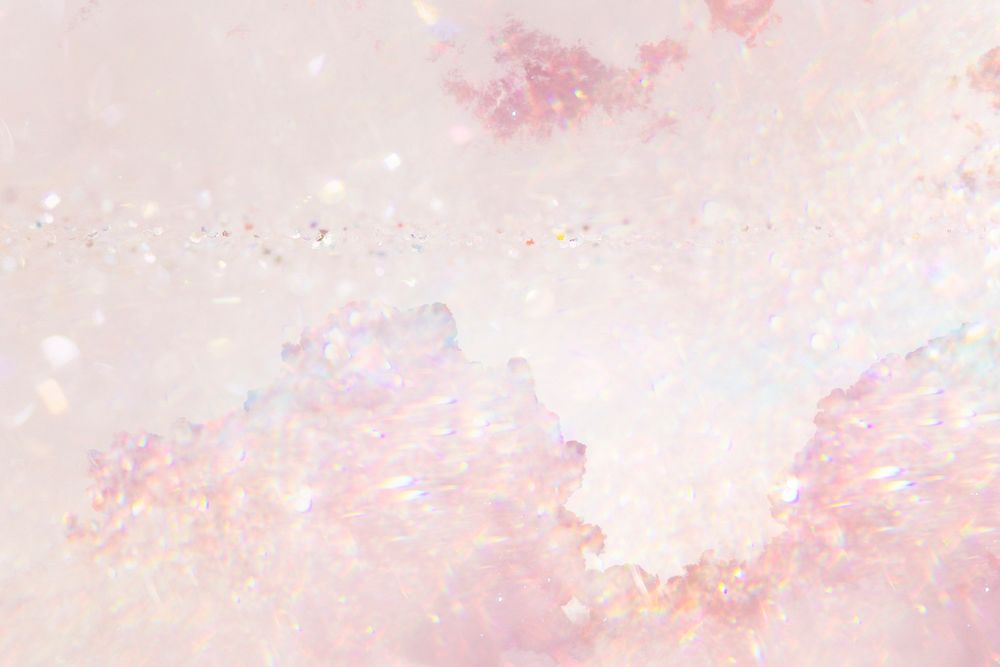Pink glitter background, aesthetic pastel design