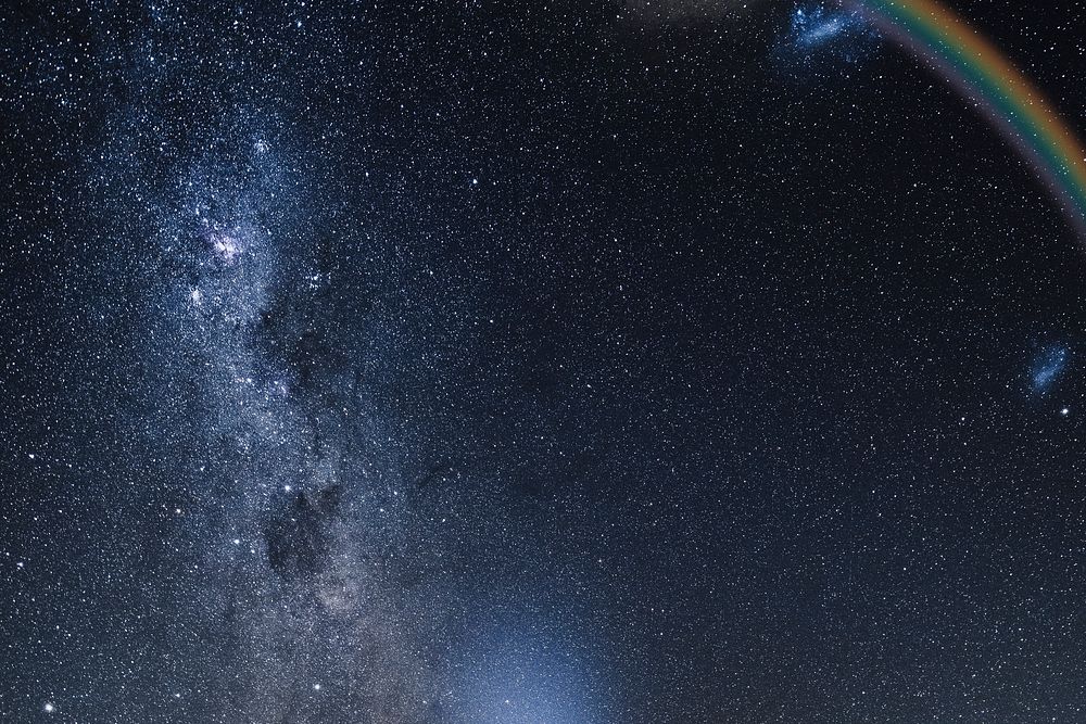 Starry sky background, nebula design