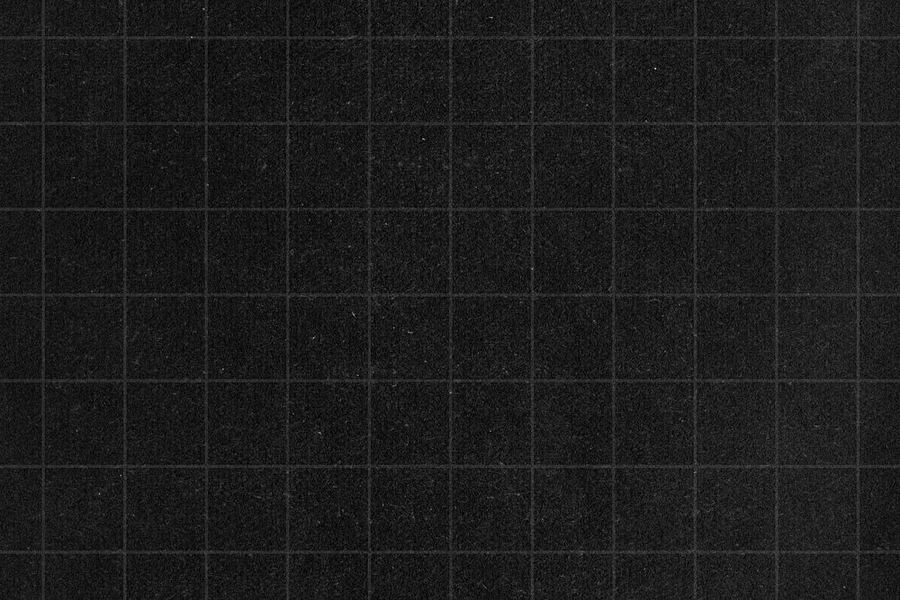 Black grid background, simple dark design psd