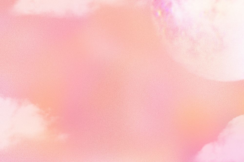 Pastel pink background, dreamy sky design psd