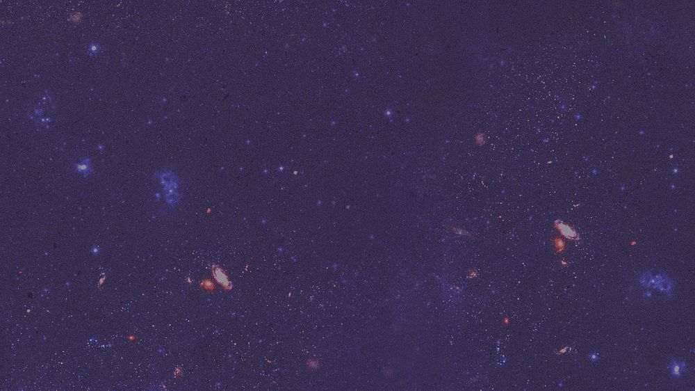 Cosmic space computer wallpaper, dark blue background