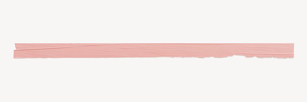 Pink ripped paper divider element psd