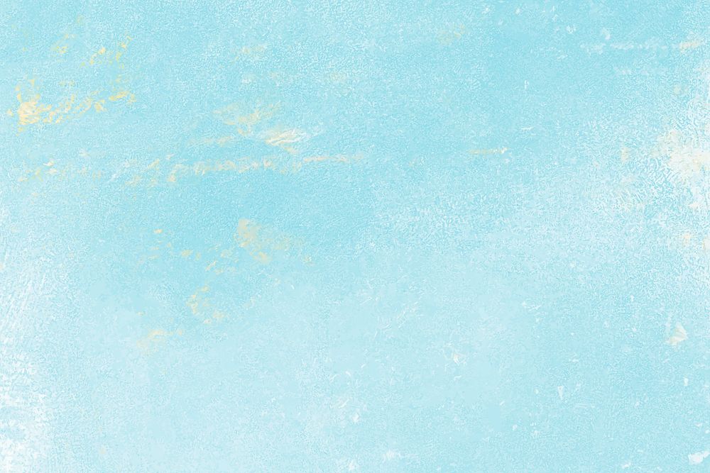 Sky blue oil paint textured background vector