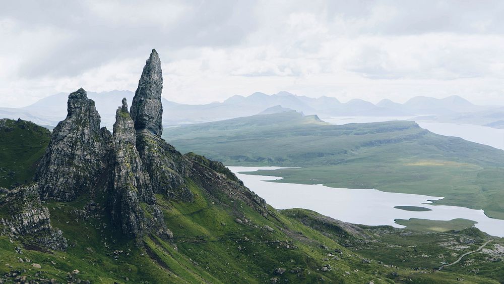 The Storr on the Trotternish peninsula of the Isle of Skye, Scotland