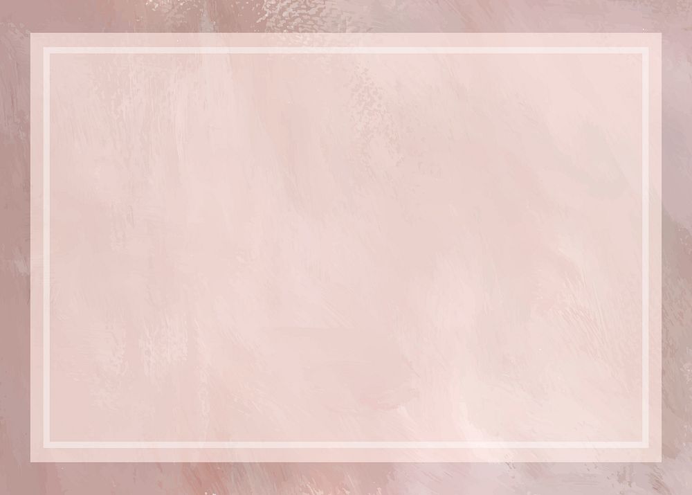 Blank simple pink card design vector