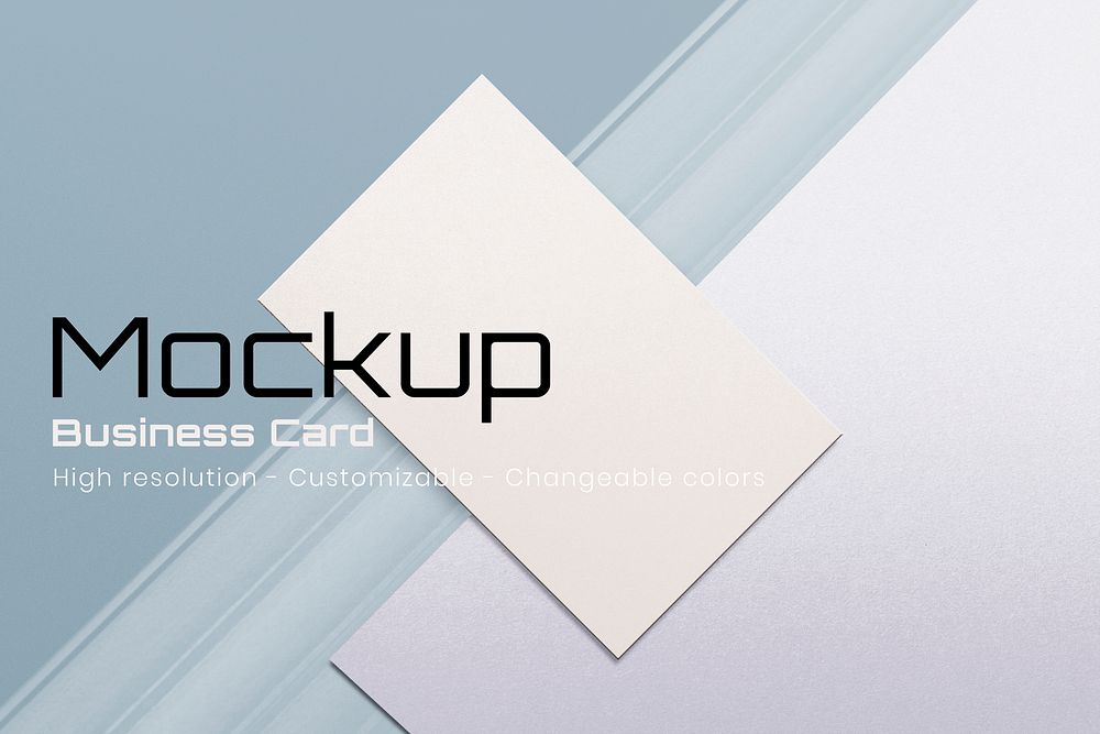 Business card mockup psd, brand identity