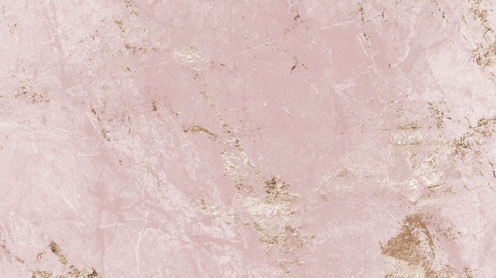 Pink desktop wallpaper background, Pink and gold marble textured background