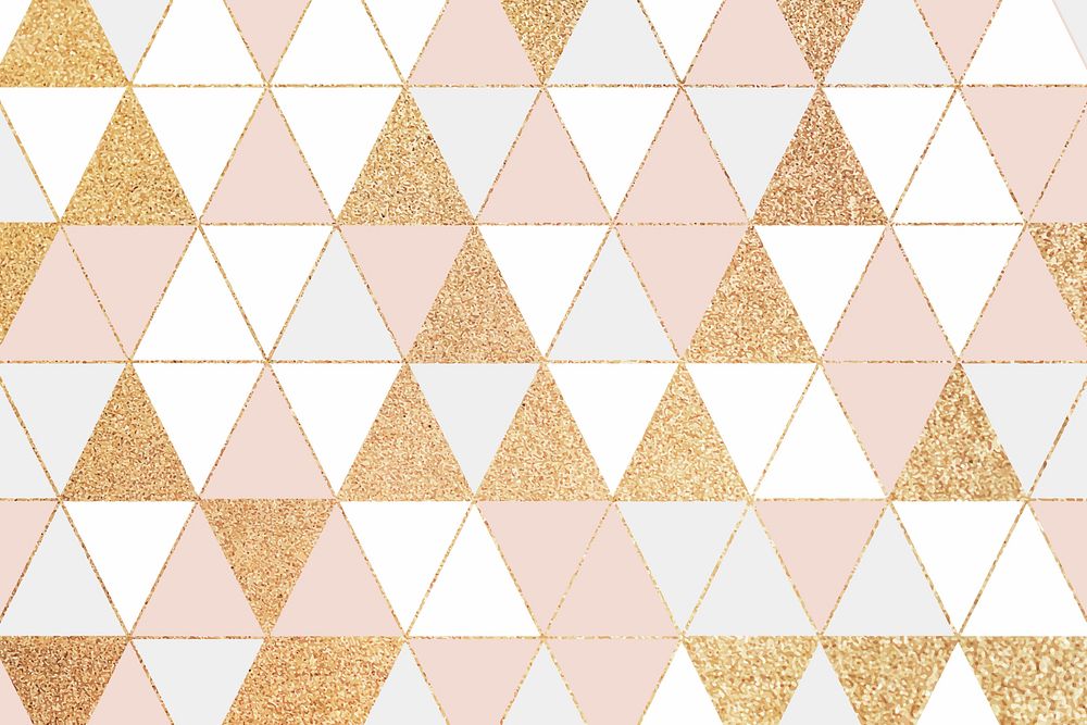 Harlequin gold white pink glitter pattern | High resolution design