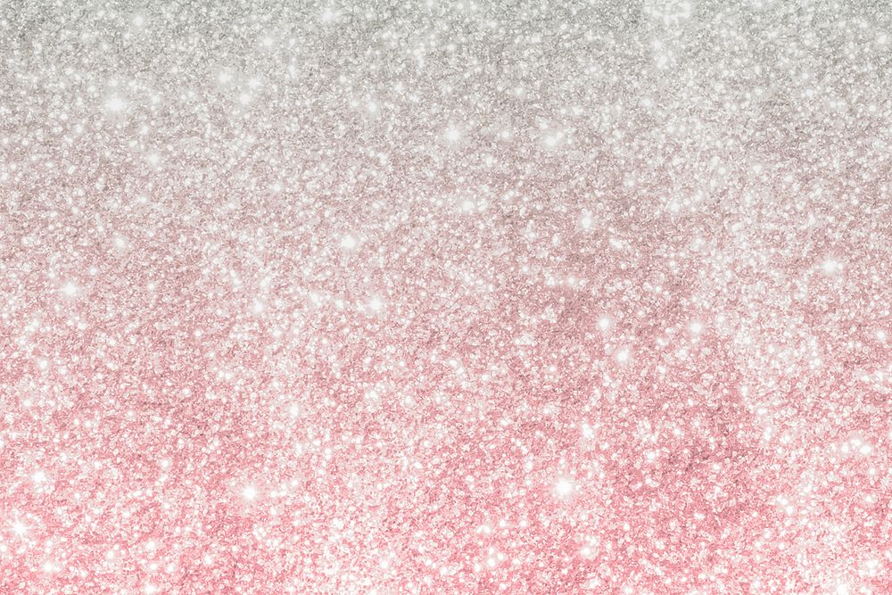 Pink and silver glittery pattern background