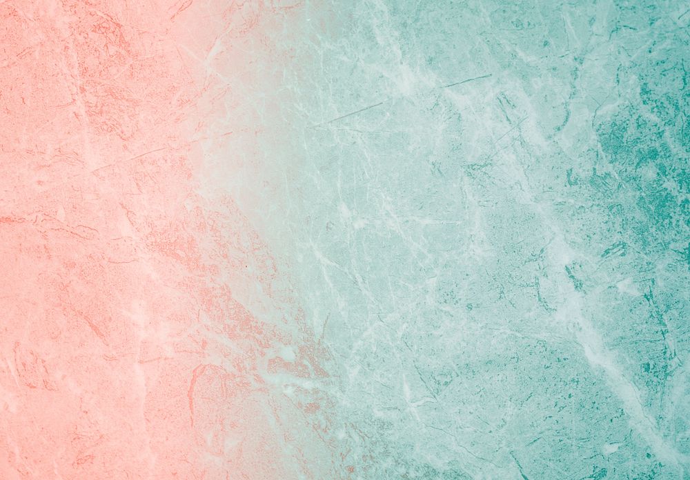 Coral and sea-grass colored cement texture background