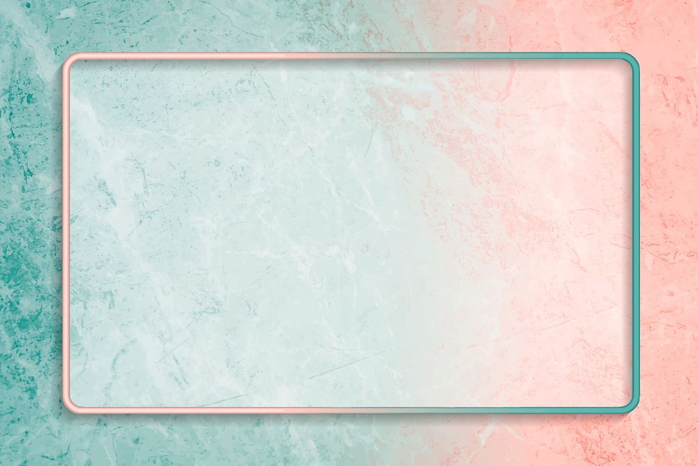 Rectangle frame on abstract background vector