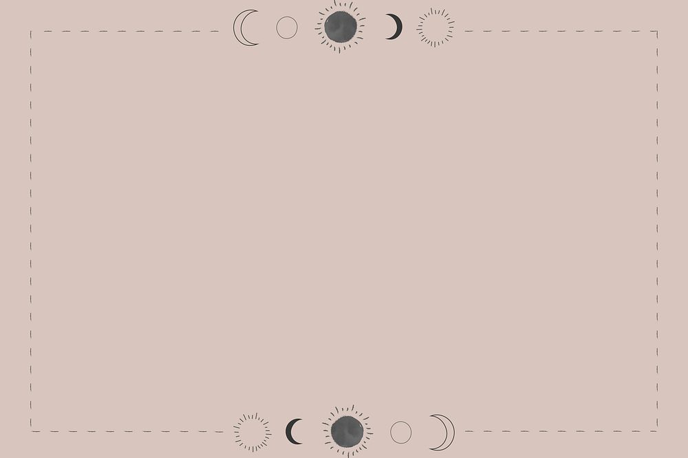 Sun and the moon on a beige background vector