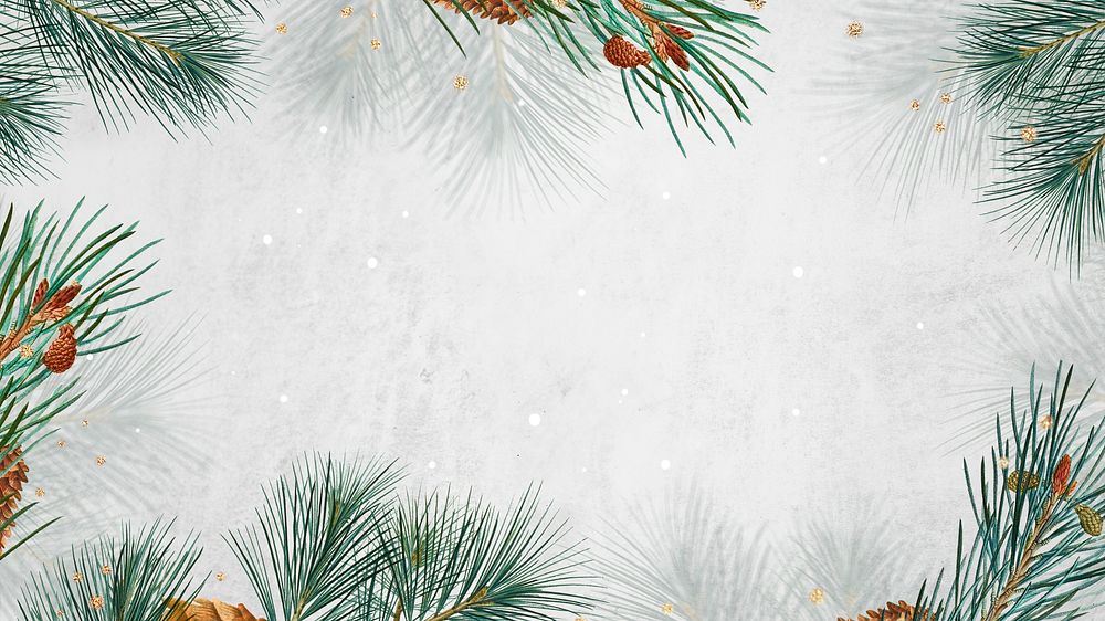 Blank festive Christmas frame design background