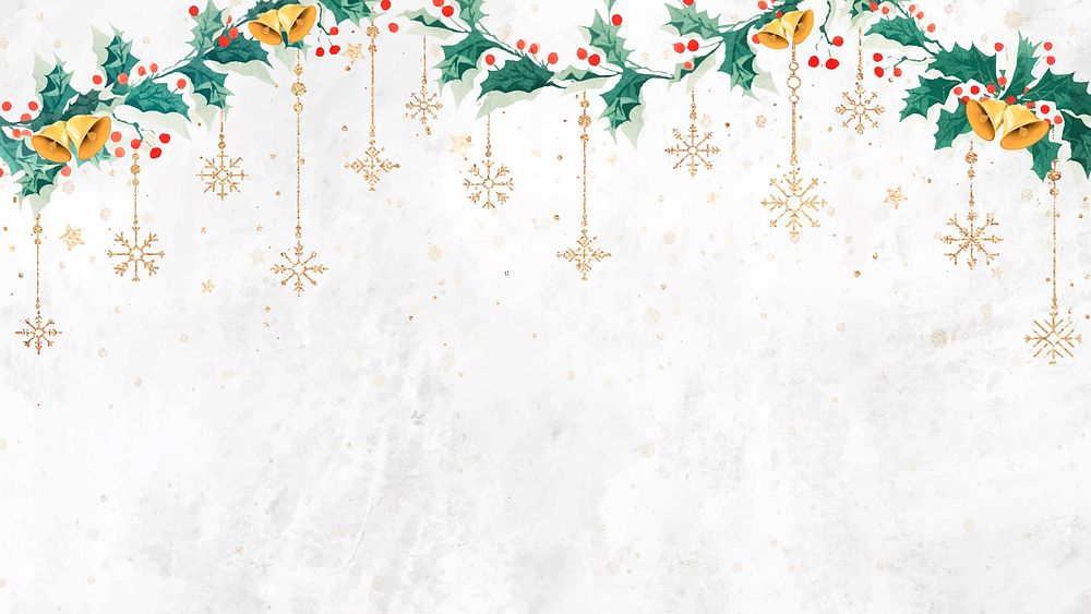 Blank festive Christmas frame background vector